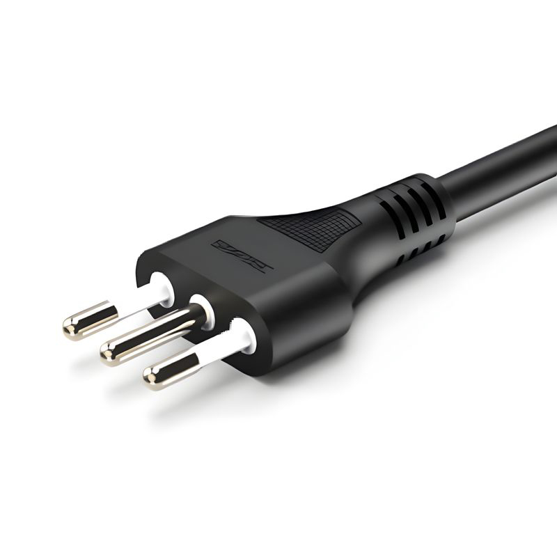 VDE/CE 承認済みの欧州 2 ピンおよび 3 ピン電源コード
