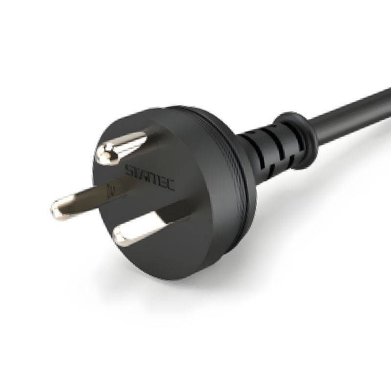 VDE/CE 承認済みの欧州 2 ピンおよび 3 ピン電源コード
