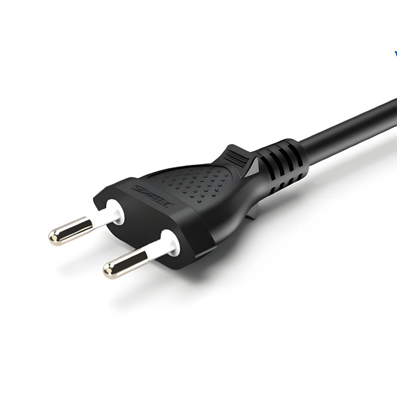 VDE/CE 承認済みの欧州 2 ピンおよび 3 ピン電源コード
