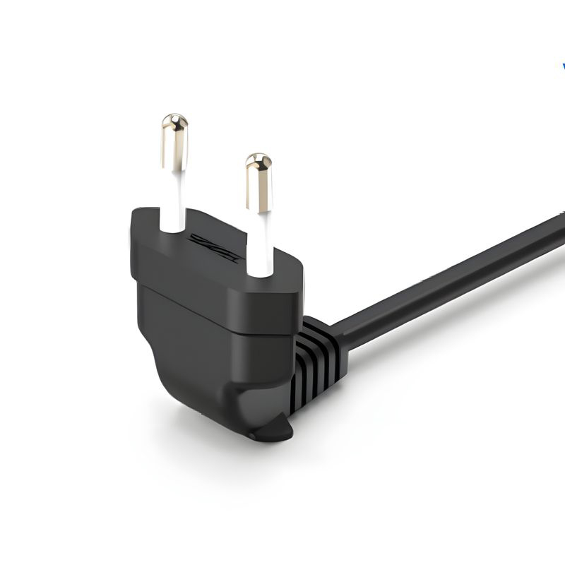 VDE/CE 承認済みの欧州 2 ピンおよび 3 ピン電源コード